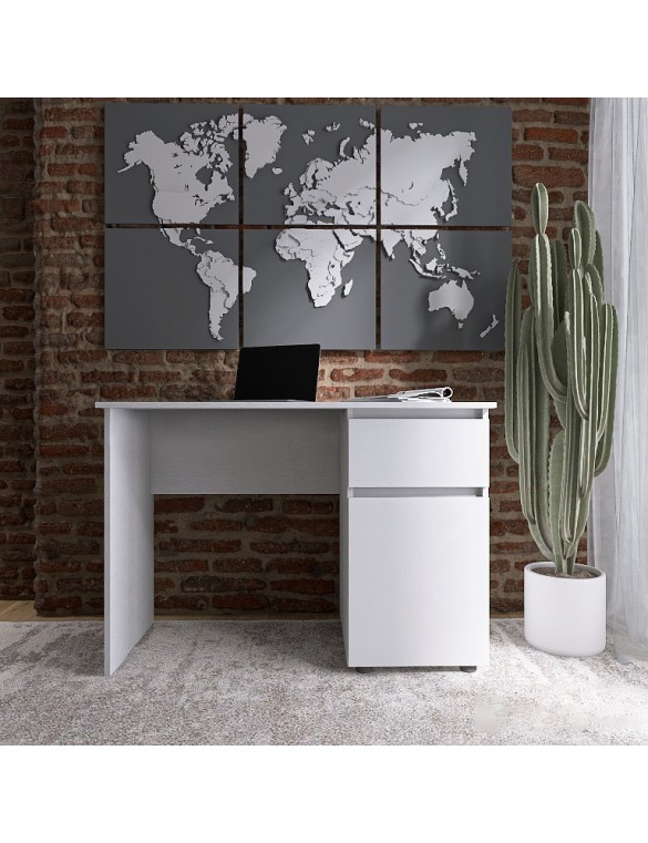 Комп'ютерний стіл Еверест СЛ-1 Лайт 110х55х77 см Німфея Альба (DTM-4670)