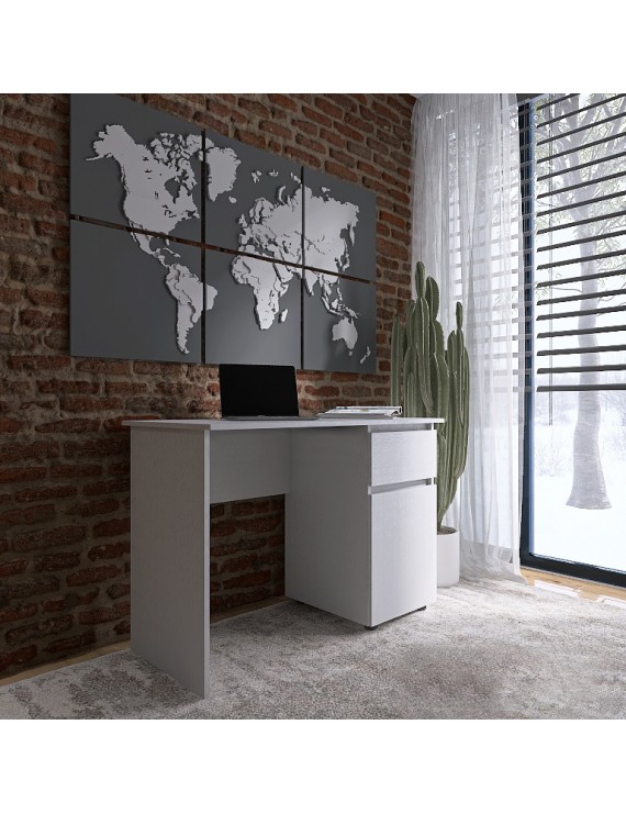 Комп'ютерний стіл Еверест СЛ-1 Лайт 110х55х77 см Німфея Альба (DTM-4670)