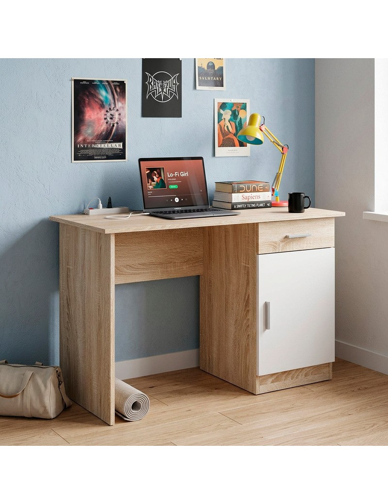 Письмовий стіл Еверест Школяр-3 Дуб сонома/Білий (DTM-073871)