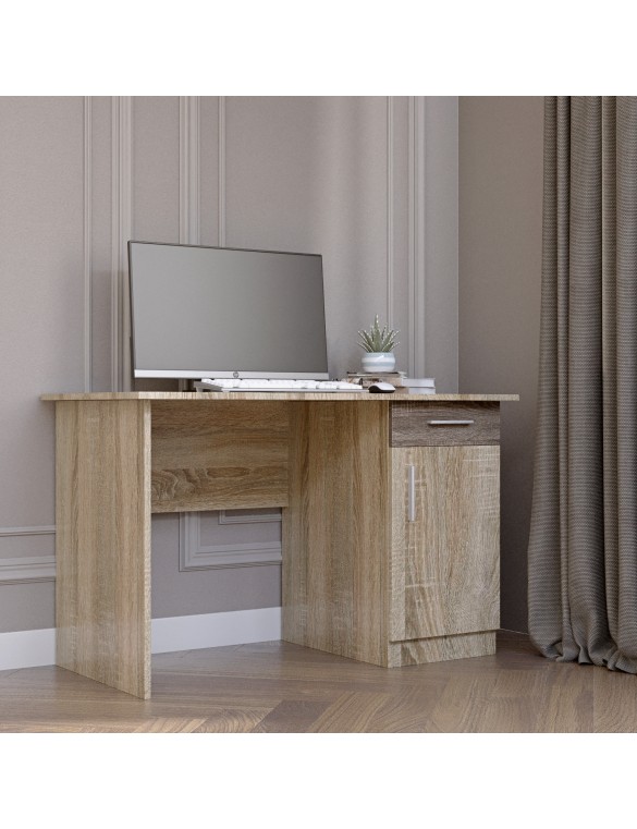 Письмовий стіл Еверест Школяр-3 сонома + трюфель (DTM-2164)