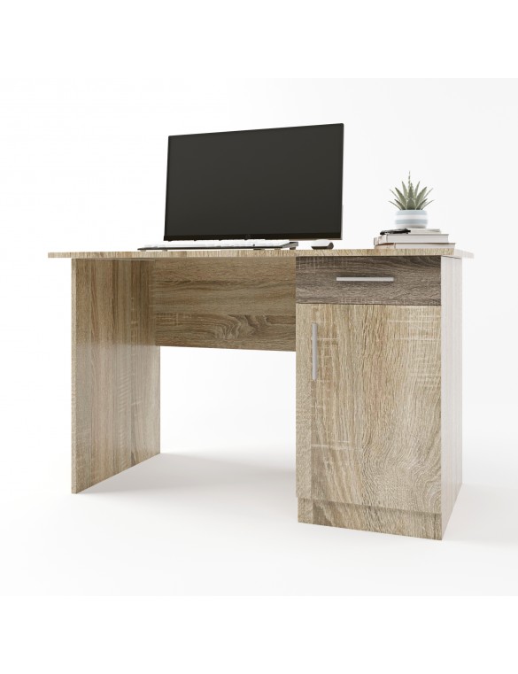 Письмовий стіл Еверест Школяр-3 сонома + трюфель (DTM-2164)