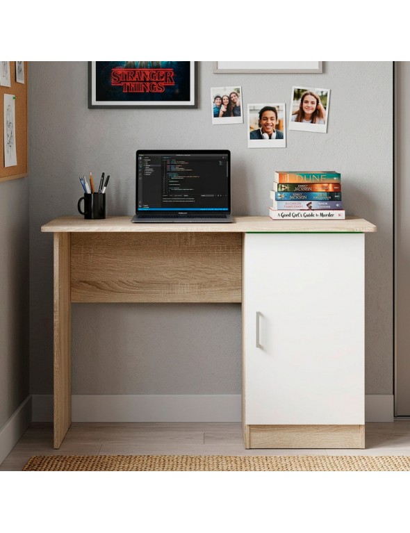 Стіл для учня Еверест Школяр-5 Дуб сонома/Білий (DTM-073872)