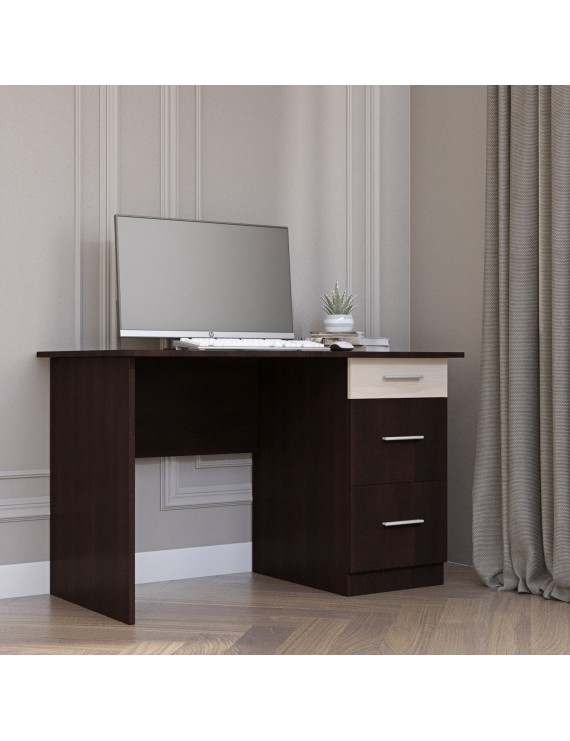 Письмовий стіл Еверест Школяр-4 венге + дуб молочний (DTM-2165)