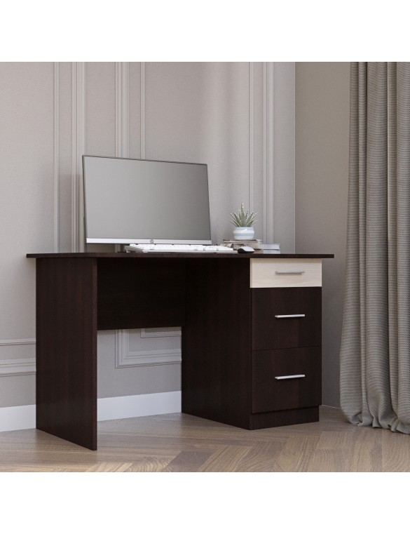 Письмовий стіл Еверест Школяр-4 венге + дуб молочний (DTM-2165)