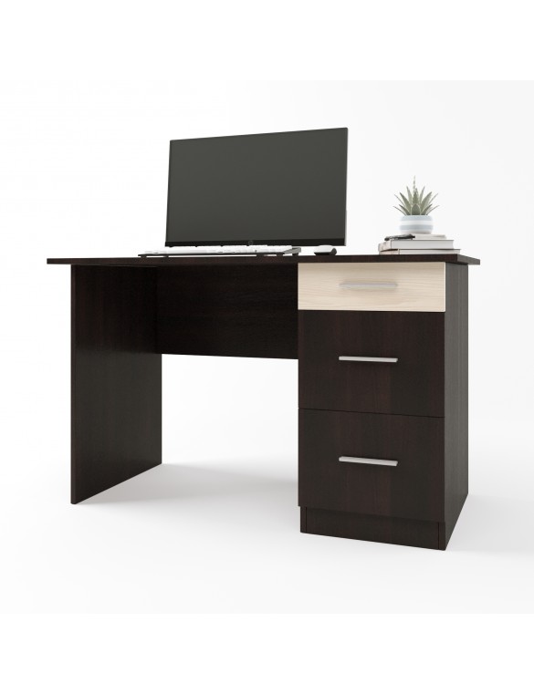 Письмовий стіл Еверест Школяр-4 венге + дуб молочний (DTM-2165)