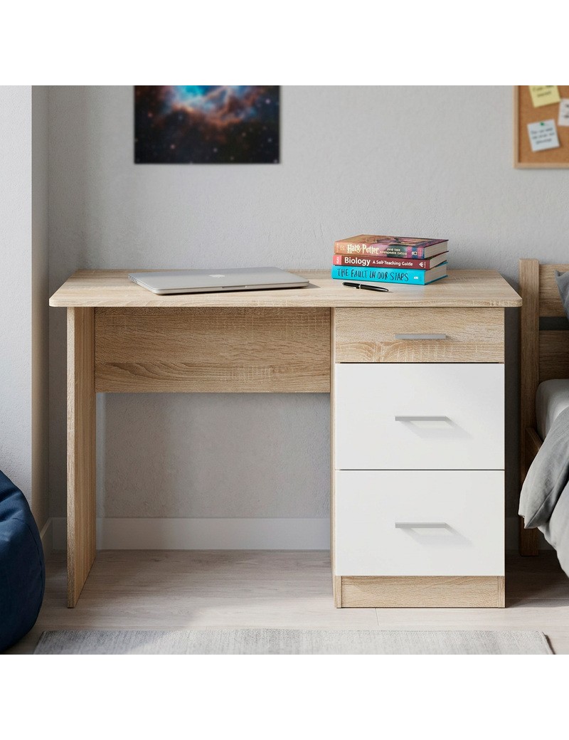 Письмовий стіл Еверест Школяр-4 Дуб сонома/Білий (DTM-073862)