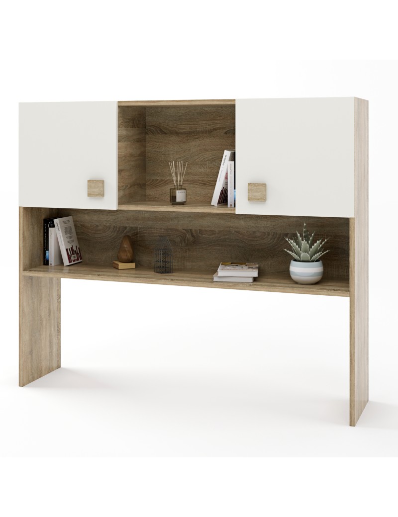 Надбудова для столу Еверест Соната дуб сонома + білий (DTM-2154)