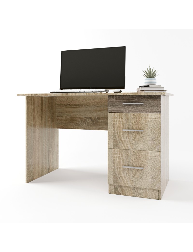 Письмовий стіл Еверест Школяр-4 сонома + трюфель (DTM-2166)