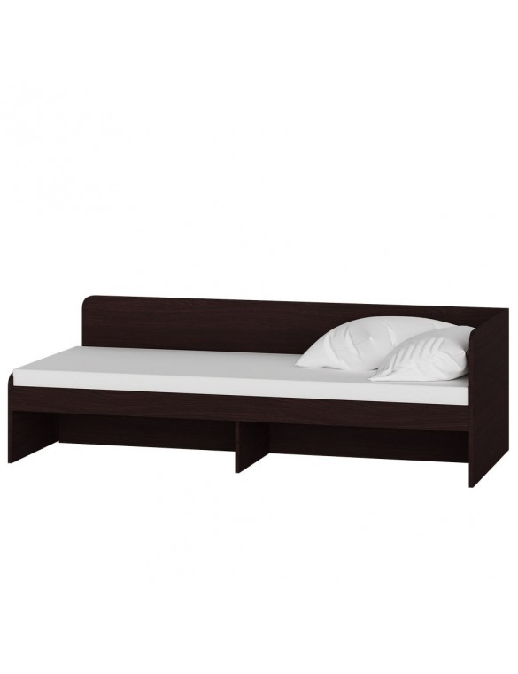 Односпальне ліжко Еверест Соната-800 (без ящиків) 80х190 см венге темний (DTM-2110)