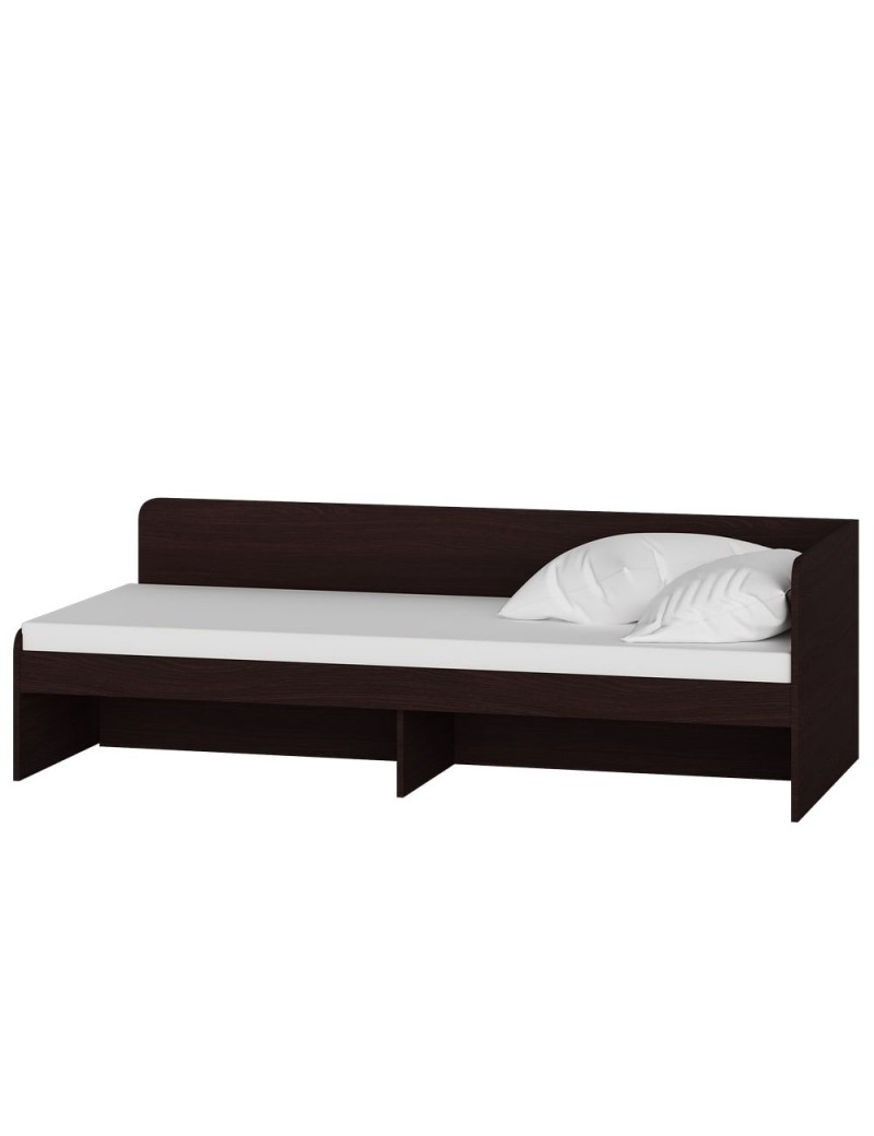 Односпальне ліжко Еверест Соната-800 (без ящиків) 80х190 см венге темний (DTM-2110)