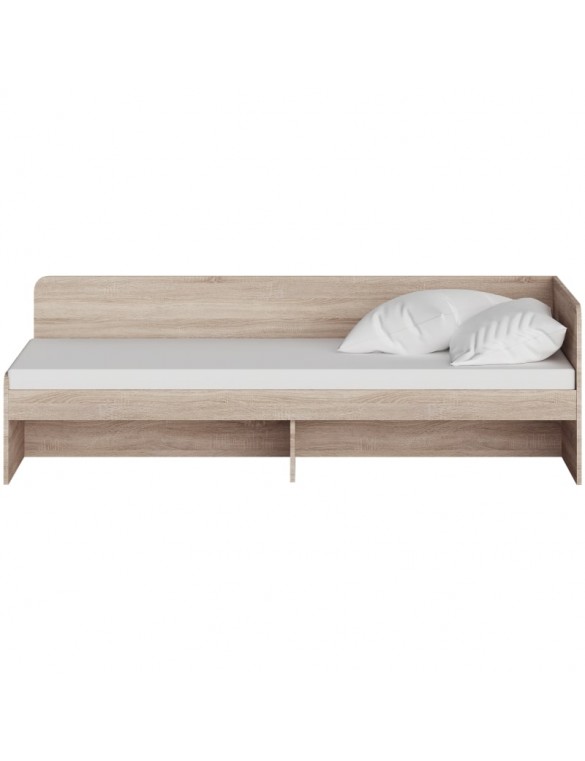 Односпальне ліжко Еверест Соната-800 (без ящиків) 80х190 см дуб сонома (DTM-2111)