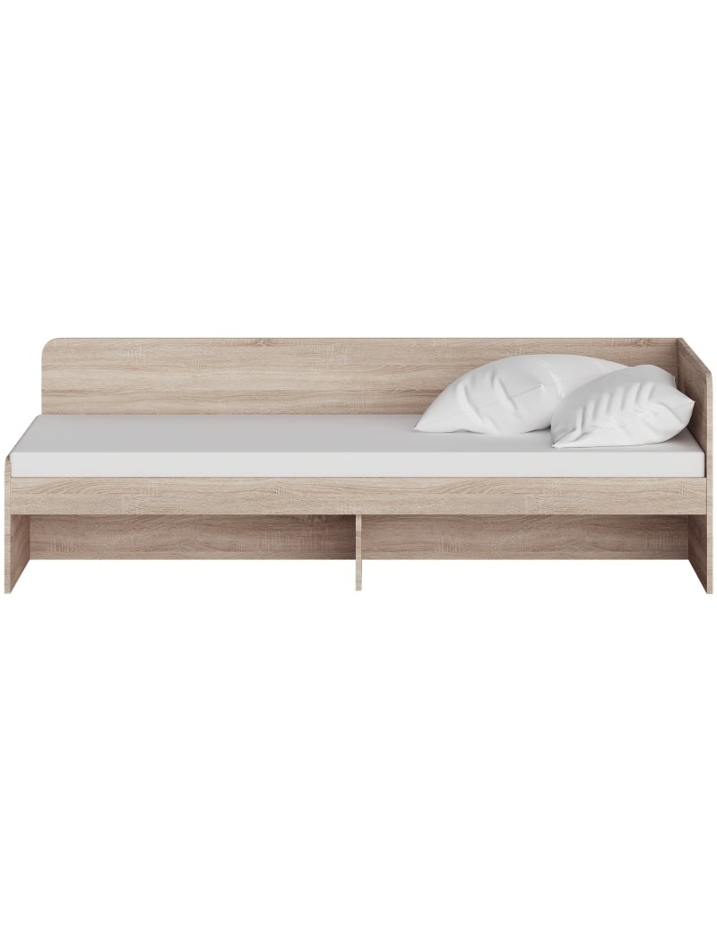 Односпальне ліжко Еверест Соната-800 (без ящиків) 80х190 см дуб сонома (DTM-2111)