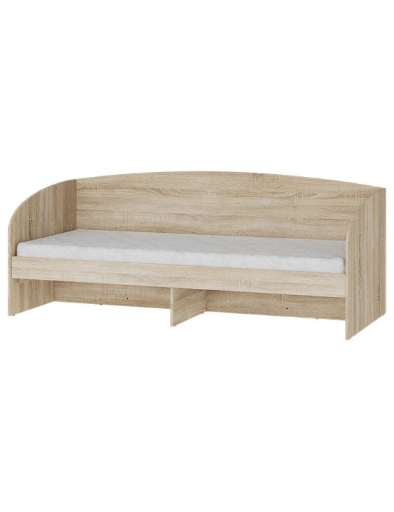 Ліжко односпальне Еверест Комфорт 80х190 см Дуб сонома/Білий (DTM-073879)