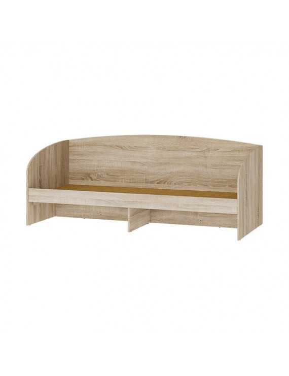 Ліжко односпальне Еверест Комфорт 80х190 см Дуб сонома/Білий (DTM-073879)