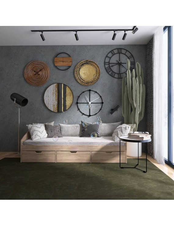 Ліжко односпальне з ящиками Еверест Комфорт 3 193х84х59 см Дуб сонома (DTM-5727)