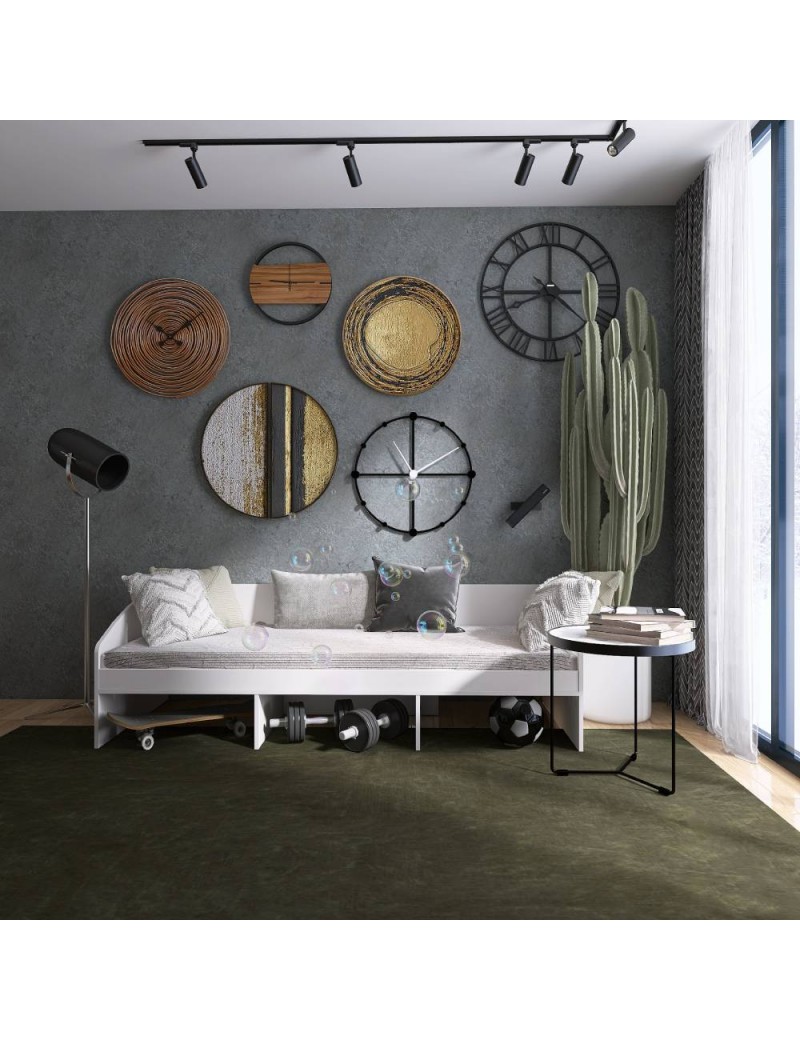 Ліжко односпальне Еверест Комфорт 3 193х84х59 см Німфея Альба (DTM-5731)