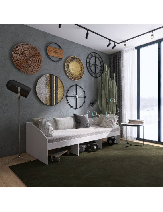 Ліжко односпальне Еверест Комфорт 3 193х84х59 см Німфея Альба (DTM-5731)