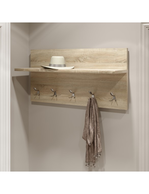 Вішалка на стіну Еверест Соната-800 80х40 см Дуб сонома (DTM-2122)