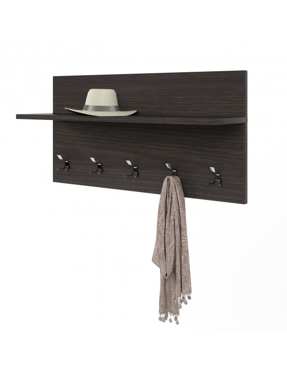 Вішалка на стіну Еверест Соната-800 80х40 см венге темний (DTM-2123)