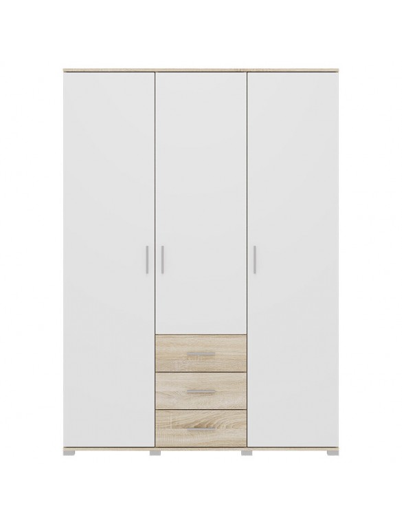 Шафа розпашна велика Еверест Бриз ШП-5 Дуб сонома/Білий (DTM-073864)