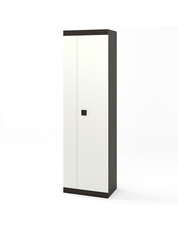 Шафа розпашна Еверест Соната-600 венге темний + білий (DTM-2309)