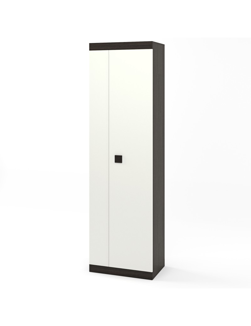 Шафа розпашна Еверест Соната-600 венге темний + білий (DTM-2309)