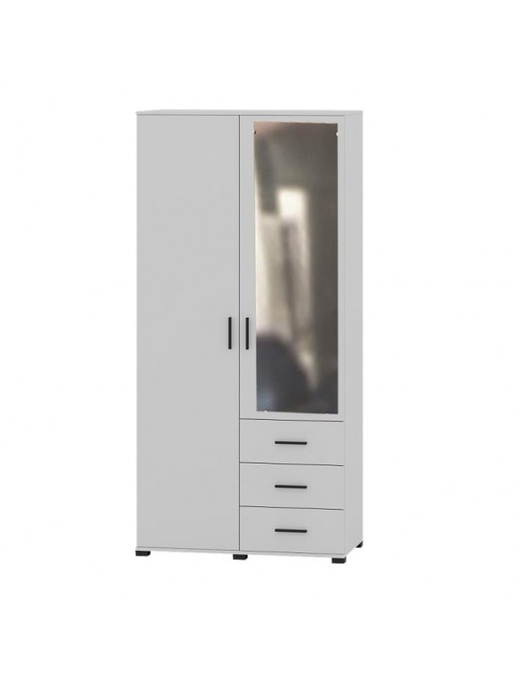 Шафа пряма з дзеркалом та ящиками Еверест Бриз ШП-4 німфея альба (DTM-2481)