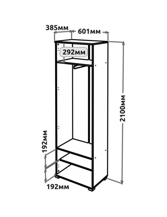 Шафа розпашна Еверест Бриз ШП-2 Дуб сонома/Білий (DTM-073865)