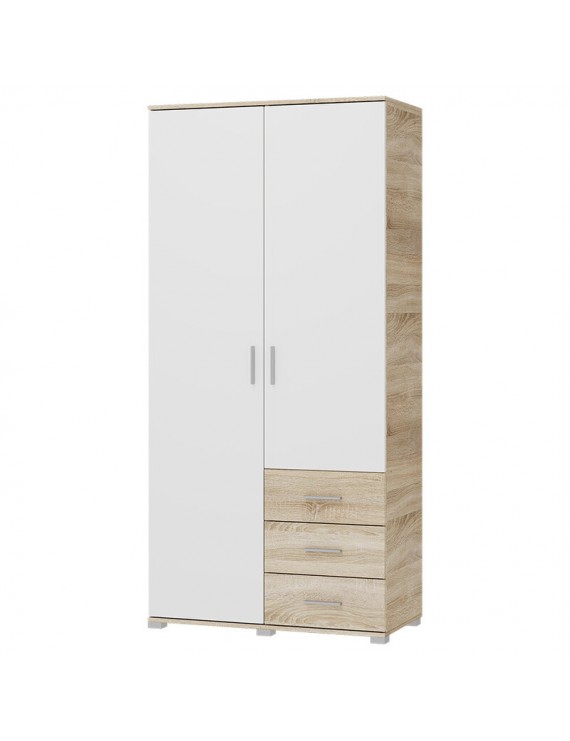 Шафа пряма з ящиками Еверест Бриз ШП-4 Дуб сонома/Білий (DTM-073875)