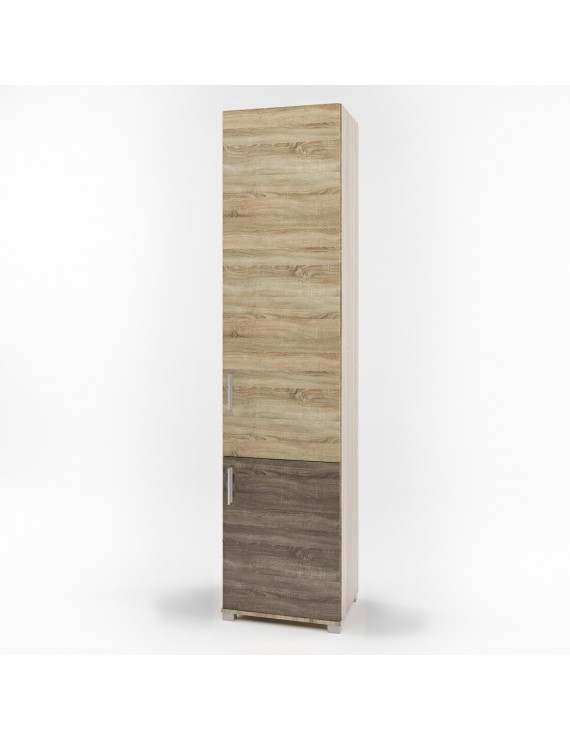 Шафа-пенал закрита Еверест Бриз-15 сонома + трюфель (DTM-2268)