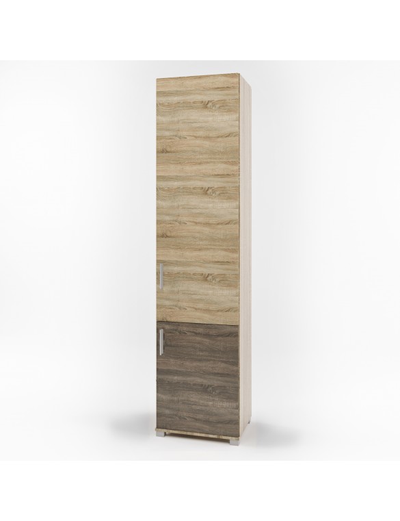 Шафа-пенал закрита Еверест Бриз-15 сонома + трюфель (DTM-2268)