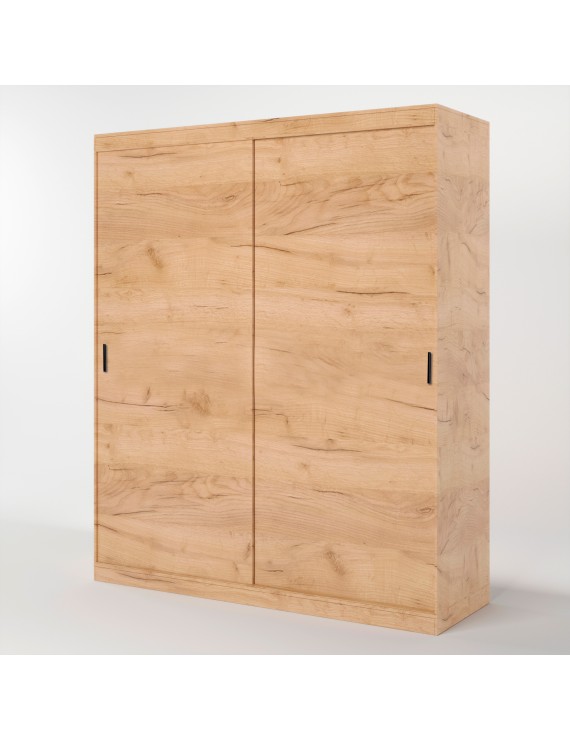 Шафа-купе Еверест Соната 1800 дводверна 180х60х217 дуб крафт золотий (DTM-2670)