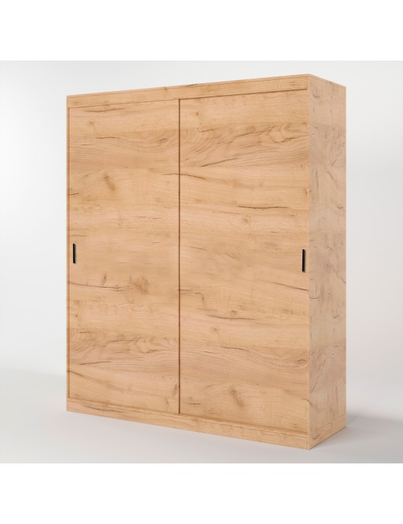 Шафа-купе Еверест Соната 1800 дводверна 180х60х217 дуб крафт золотий (DTM-2670)