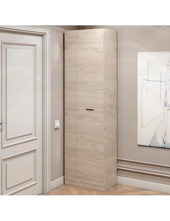 Шафа розпашна Еверест Соната-600 дуб крафт білий (DTM-2683)