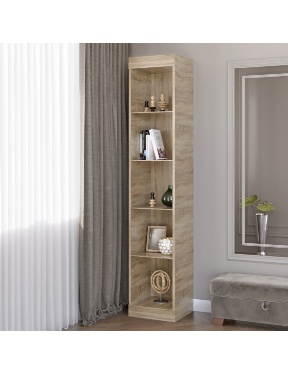 Шафа-пенал відкритий Еверест Соната дуб сонома (DTM-2285)