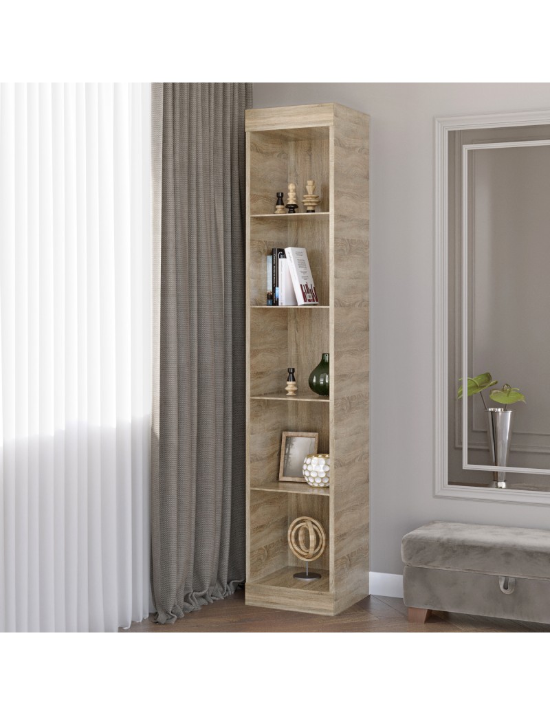 Шафа-пенал відкритий Еверест Соната дуб сонома (DTM-2285)