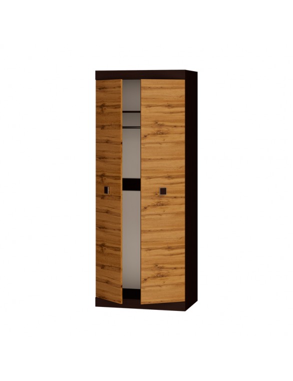 Шафа розпашна 2-х дверна Еверест Соната-800 венге темний + дуб крафт золотий (DTM-2299)