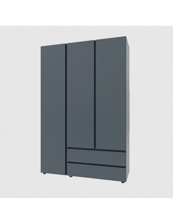 Шафа тридверна Еверест ШЛ-3 Лайт Графіт (DTM-4913)
