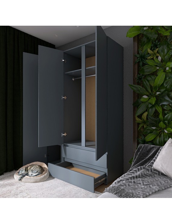 Шафа тридверна Еверест ШЛ-3 Лайт Графіт (DTM-4913)