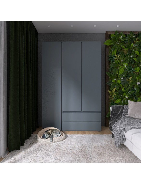 Шафа тридверна Еверест ШЛ-3 Лайт Графіт (DTM-4913)