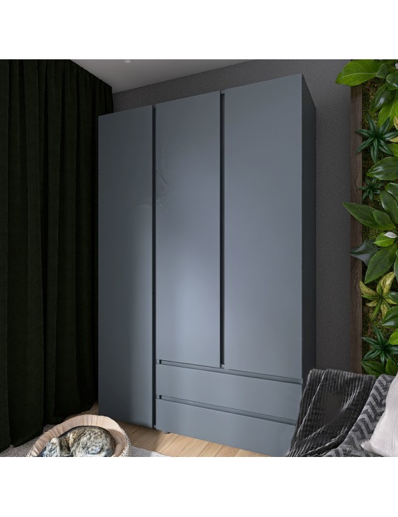 Шафа тридверна Еверест ШЛ-3 Лайт Графіт (DTM-4913)