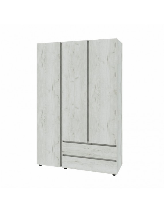 Шафа тридверна Еверест ШЛ-3 Лайт Дуб Крафт білий (DTM-071085)