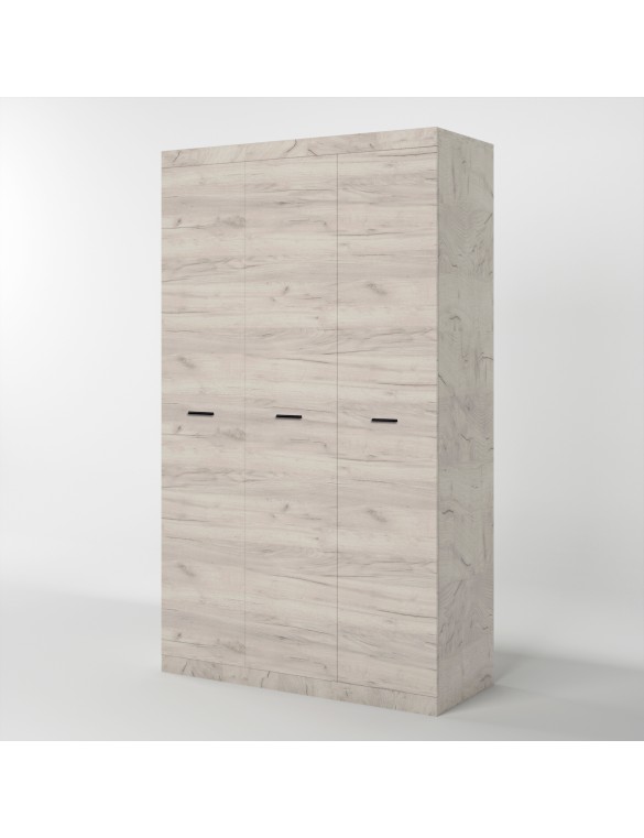 Шафа 3-х дверна Еверест Соната-1200 дуб крафт білий (DTM-2681)