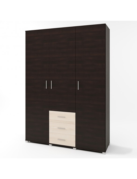 Шафа розпашна велика Еверест Бриз ШП-5 венге + дуб молочний (DTM-2289)