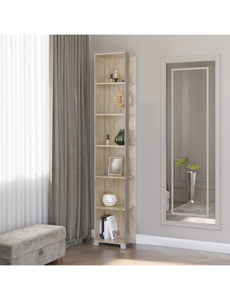 Шафа-пенал кутовий Еверест Бриз-18 сонома + трюфель (DTM-2288)