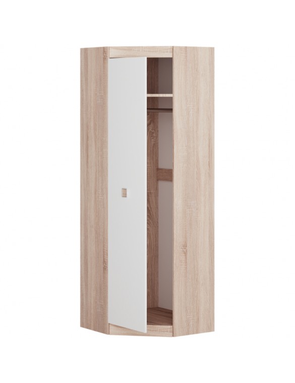 Шафа кутова Еверест Соната-700 дуб сонома + білий (DTM-2314)