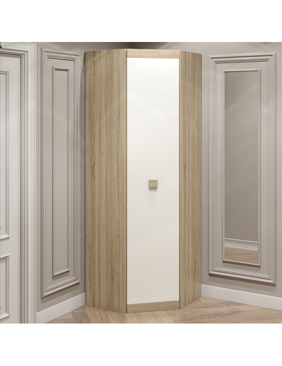 Шафа кутова Еверест Соната-700 дуб сонома + білий (DTM-2314)