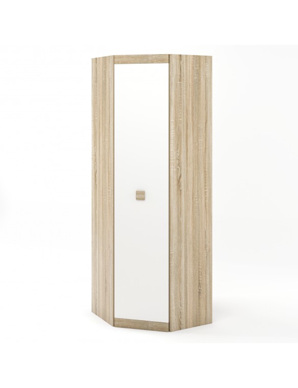 Шафа кутова Еверест Соната-700 дуб сонома + білий (DTM-2314)