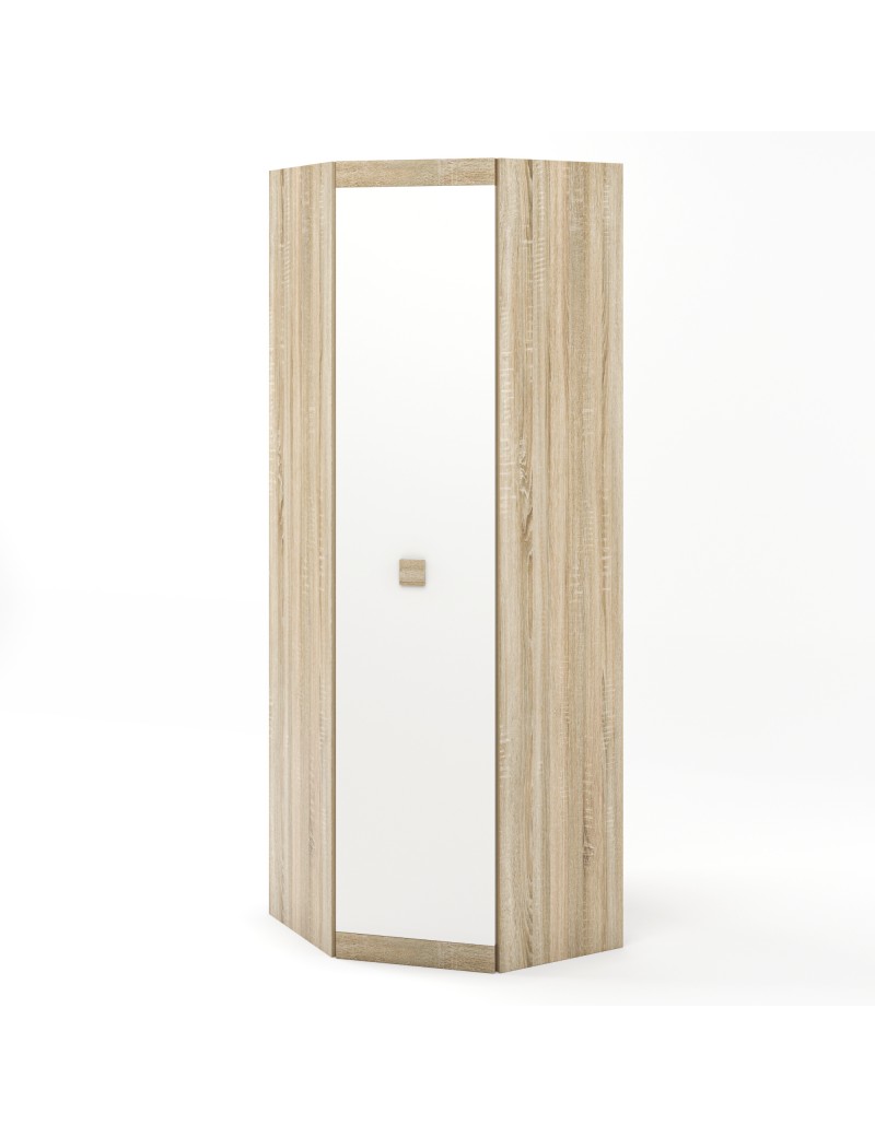 Шафа кутова Еверест Соната-700 дуб сонома + білий (DTM-2314)