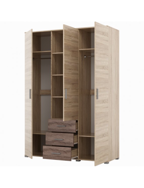 Шафа розпашна велика Еверест Бриз ШП-5 сонома + трюфель (DTM-2290)